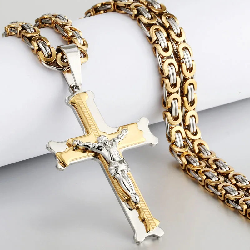 Stainless Steel Crucifix
