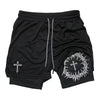 Crown Of Thorns Gym Shorts