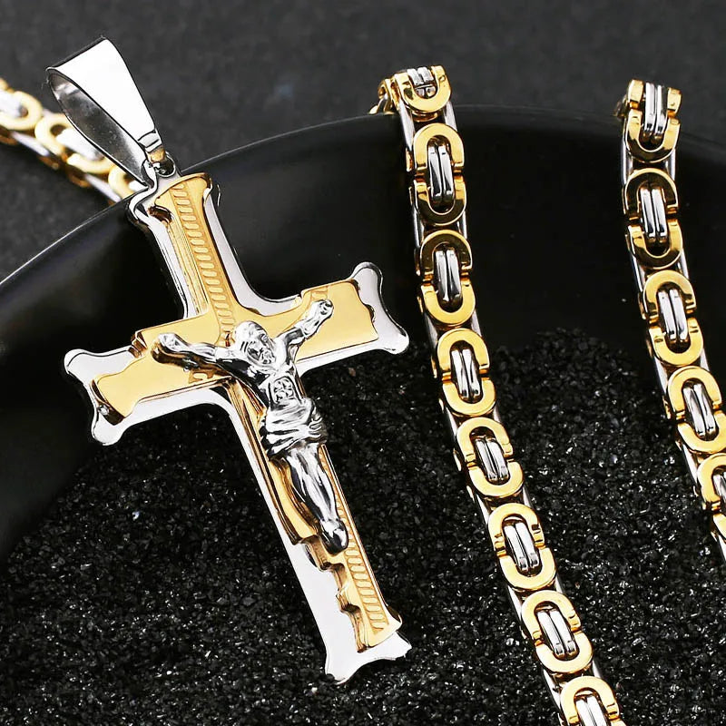 Stainless Steel Crucifix