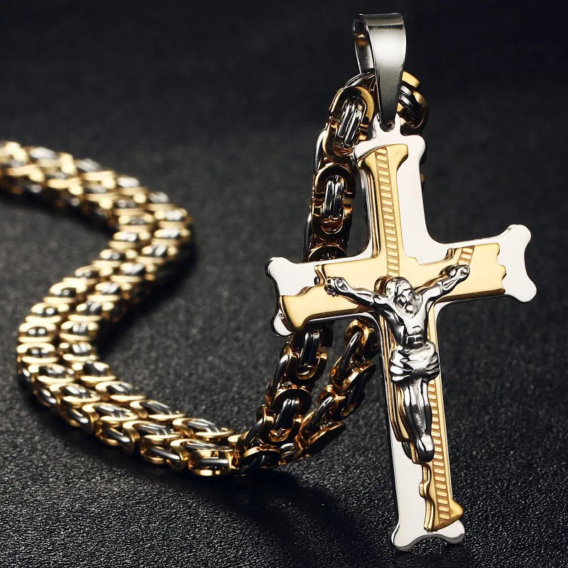Stainless Steel Crucifix